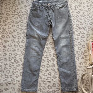 Mugsy Breezys Gray Soft Stretch Denim 33x32